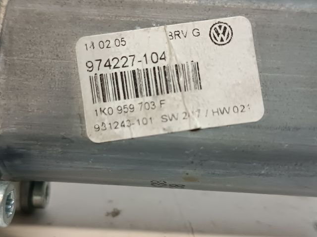 bontott VW PASSAT B6 Bal hátsó Ablakemelő Motor