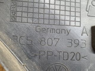 bontott VW PASSAT B6 Bal hátsó Oldal Lökhárító Tartó (Műanyag)