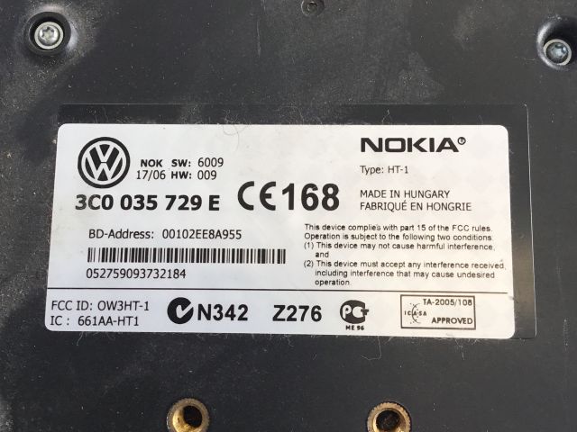 bontott VW PASSAT B6 Bluetooth Elektronika