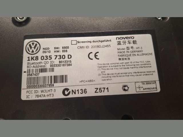 bontott VW PASSAT B6 Bluetooth Elektronika