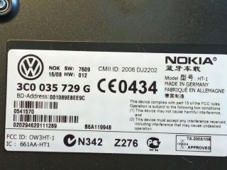 bontott VW PASSAT B6 Bluetooth Elektronika