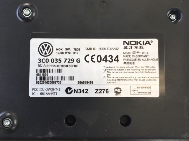 bontott VW PASSAT B6 Bluetooth Elektronika