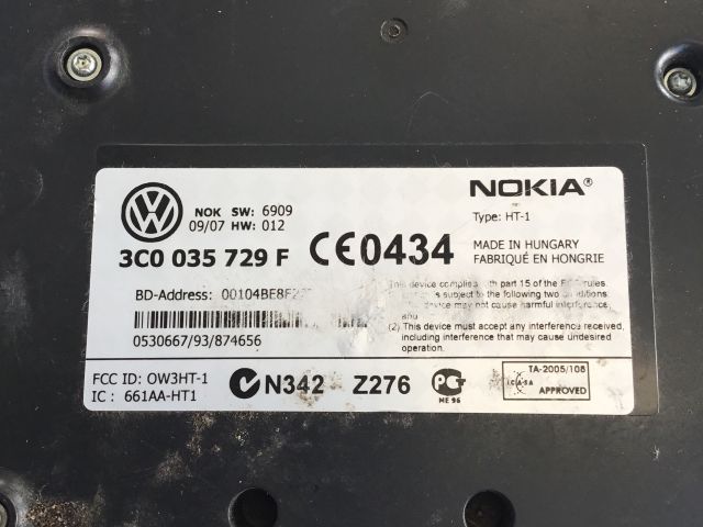 bontott VW PASSAT B6 Bluetooth Elektronika