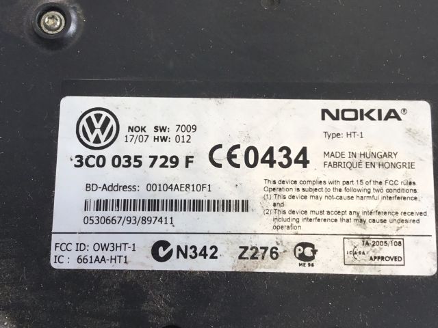 bontott VW PASSAT B6 Bluetooth Elektronika