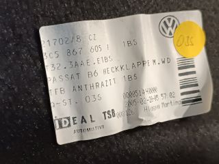 bontott VW PASSAT B6 Csomagtérajtó Kárpit