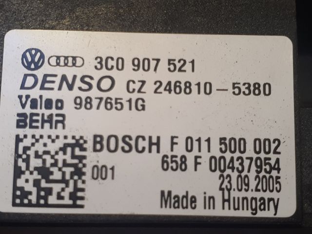 bontott VW PASSAT B6 Előtét Ellenállás Fűtőmotor