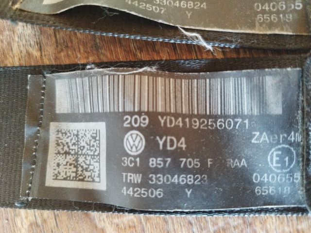 bontott VW PASSAT B6 Első Biztonsági Öv Pár (Feszítővel)