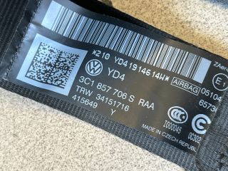 bontott VW PASSAT B6 Első Biztonsági Öv Pár (Feszítővel)