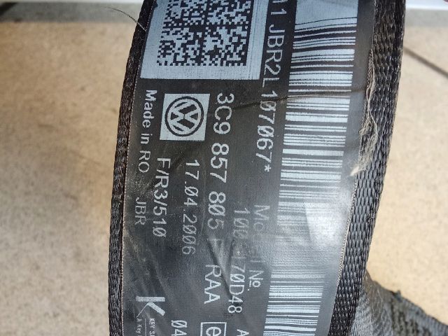 bontott VW PASSAT B6 Hátsó Biztonsági Öv Szett