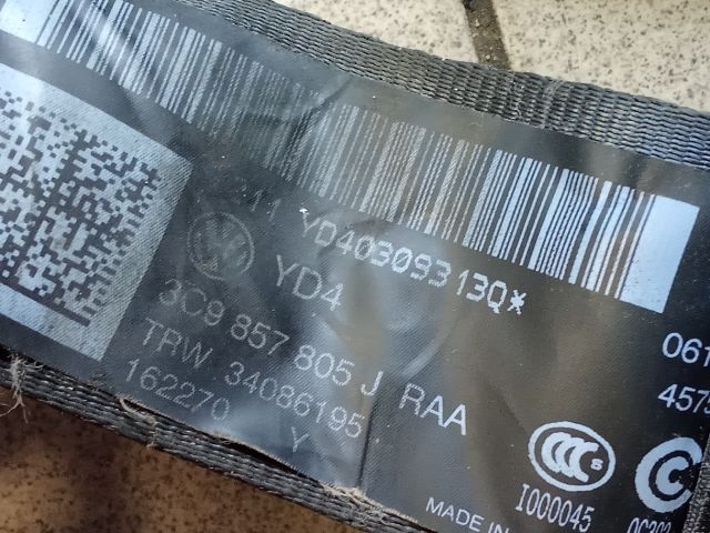 bontott VW PASSAT B6 Hátsó Biztonsági Öv Szett