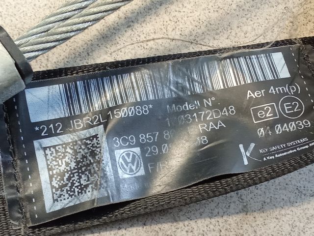 bontott VW PASSAT B6 Hátsó Biztonsági Öv Szett