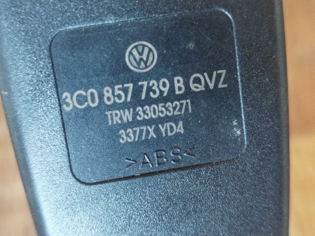 bontott VW PASSAT B6 Hátsó középső Biztonsági Öv Csat