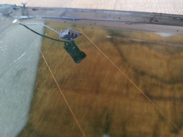 bontott VW PASSAT B6 Jobb C Oszlop Oldalablak Üveg