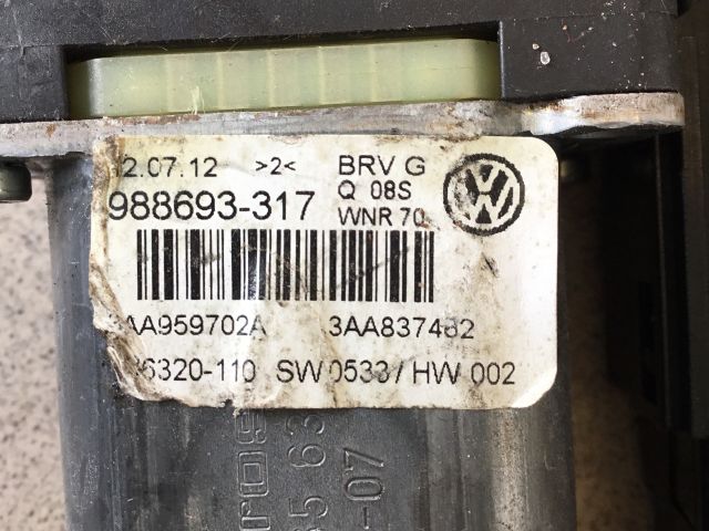 bontott VW PASSAT B6 Jobb első Ablakemelő Motor