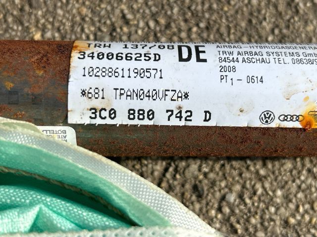 bontott VW PASSAT B6 Jobb első Függöny Légzsák