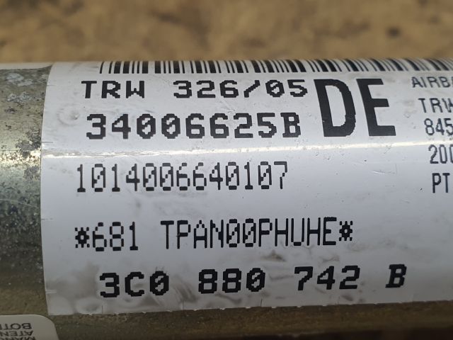 bontott VW PASSAT B6 Jobb első Függöny Légzsák