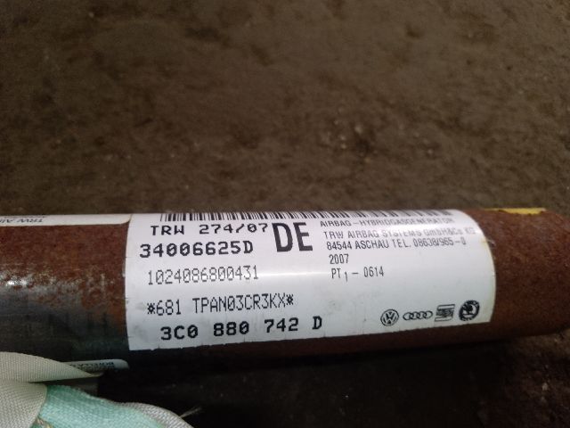 bontott VW PASSAT B6 Jobb első Függöny Légzsák