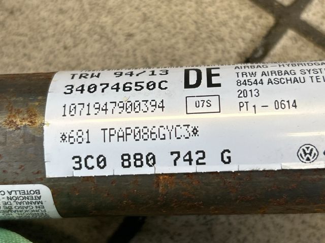 bontott VW PASSAT B6 Jobb első Függöny Légzsák