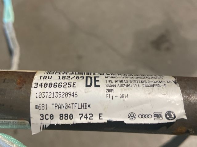 bontott VW PASSAT B6 Jobb első Függöny Légzsák