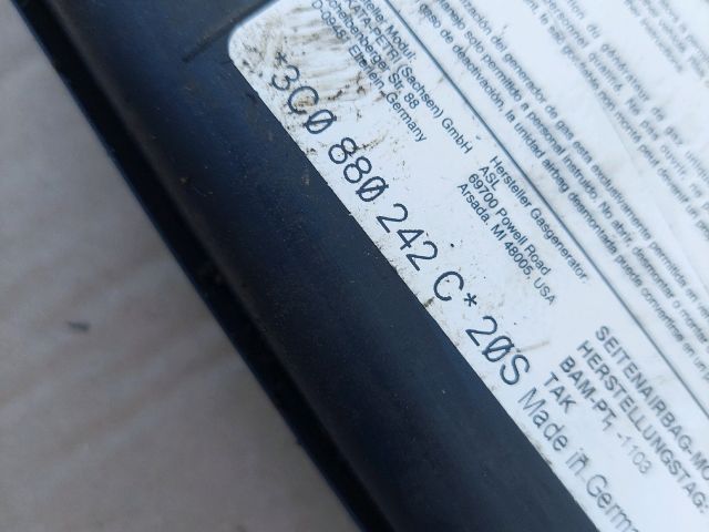 bontott VW PASSAT B6 Jobb Függönylégzsák és Oldallégzsák