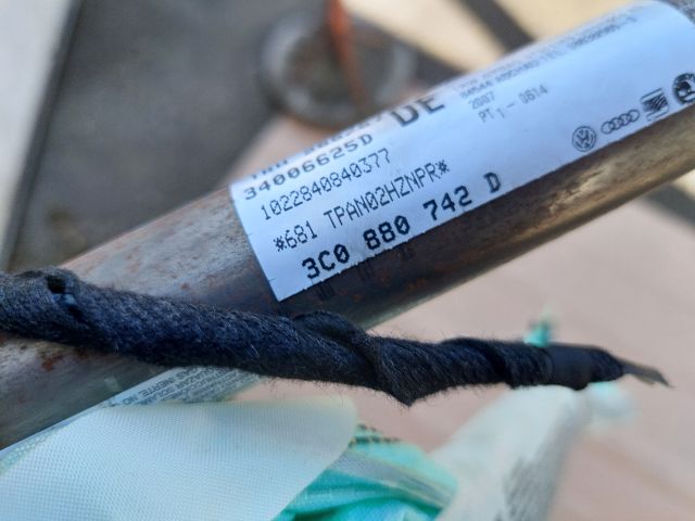 bontott VW PASSAT B6 Jobb Függönylégzsák és Oldallégzsák