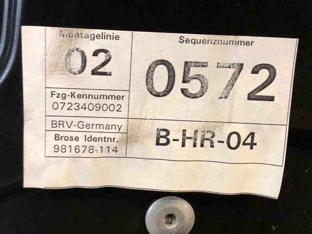 bontott VW PASSAT B6 Jobb hátsó Ablakemelő Szerkezet (Elektromos)