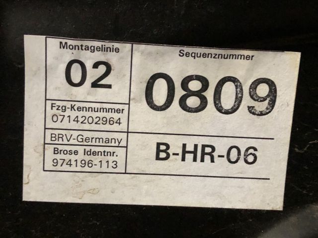 bontott VW PASSAT B6 Jobb hátsó Ablakemelő Szerkezet (Elektromos)