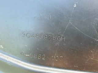 bontott VW PASSAT B6 Jobb hátsó Ajtó (Üres lemez)