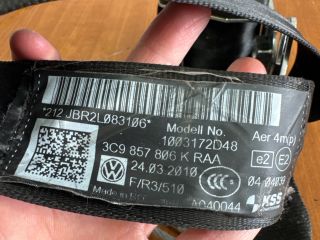 bontott VW PASSAT B6 Jobb hátsó Biztonsági Öv