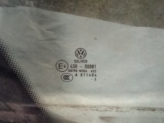 bontott VW PASSAT B6 Jobb hátsó Fixüveg (Ajtóban)