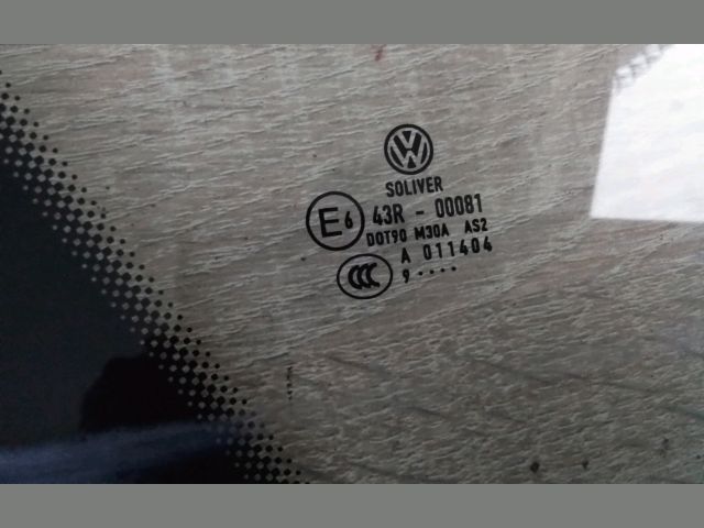 bontott VW PASSAT B6 Jobb hátsó Fixüveg (Ajtóban)