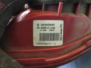 bontott VW PASSAT B6 Jobb Hátsó Lámpa