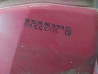 bontott VW PASSAT B6 Jobb Külső Hátsó Lámpa