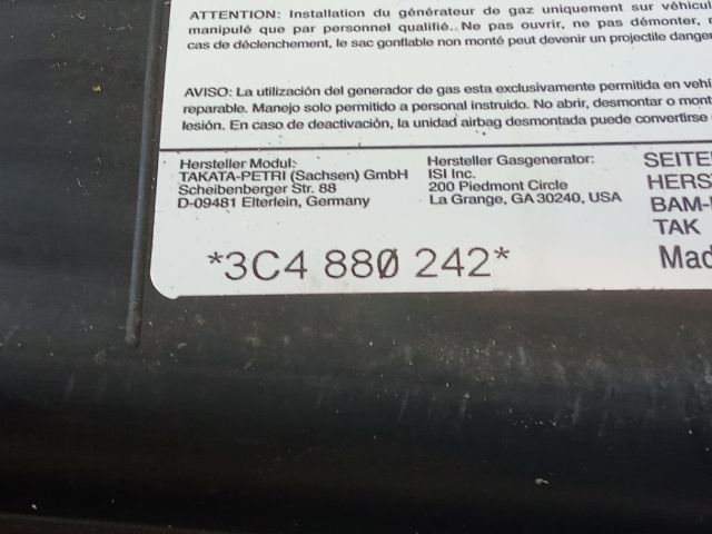 bontott VW PASSAT B6 Jobb Oldallégzsák