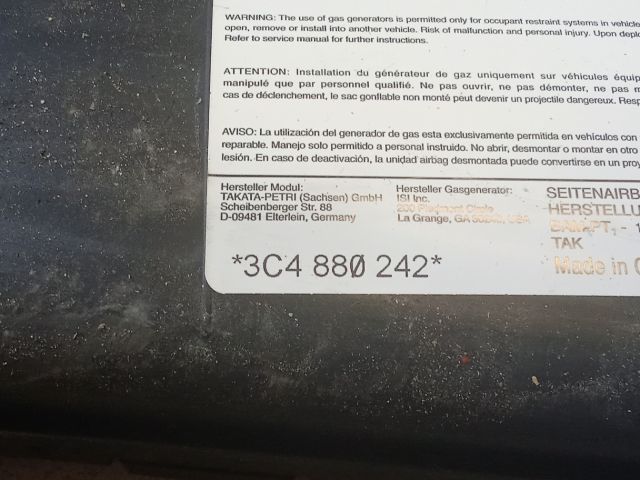 bontott VW PASSAT B6 Jobb Oldallégzsák