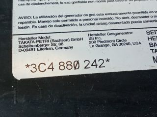 bontott VW PASSAT B6 Jobb Oldallégzsák