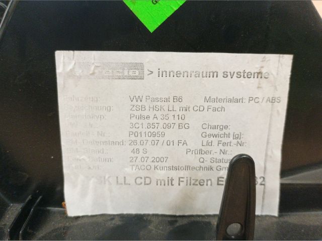 bontott VW PASSAT B6 Kesztyűtartó