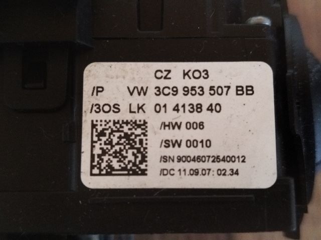 bontott VW PASSAT B6 Komplett Kormánykapcsoló (Bajuszkapcsoló)