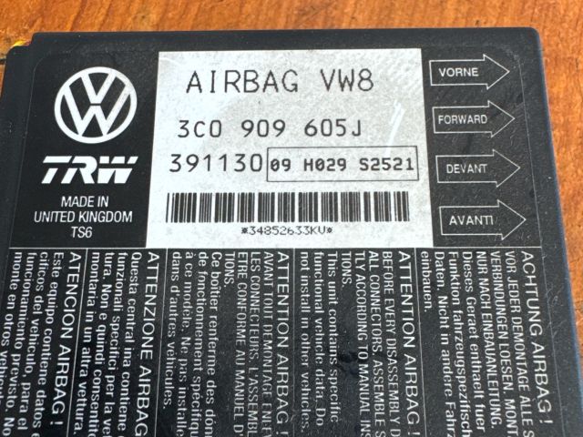 bontott VW PASSAT B6 Légzsák Elektronika