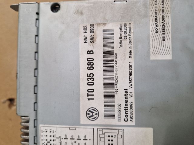 bontott VW PASSAT B6 Navigációs Fejegység