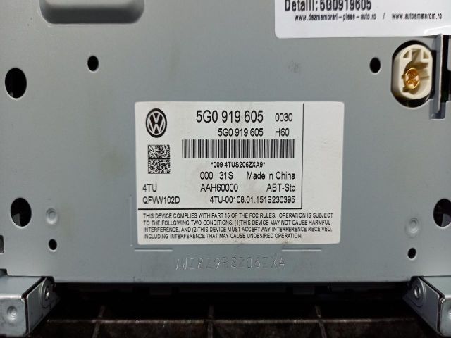 bontott VW PASSAT B6 Rádió / CD