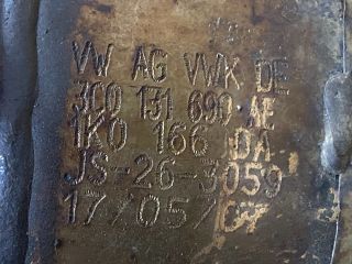 bontott VW PASSAT B6 Részecskeszűrő