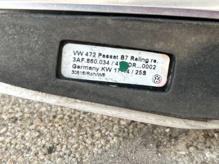 bontott VW PASSAT B6 Tetősín Pár
