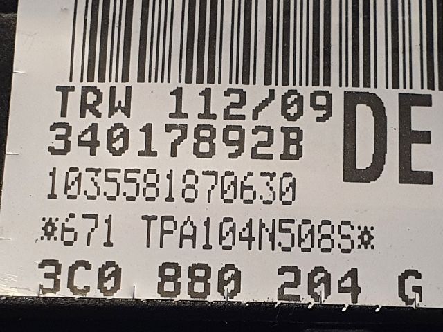 bontott VW PASSAT B6 Utasoldali Légzsák