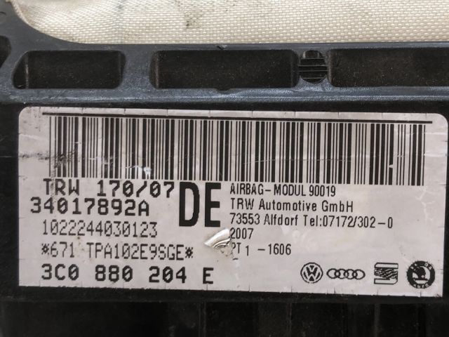 bontott VW PASSAT B6 Utasoldali Légzsák