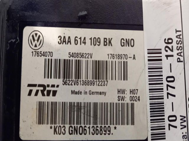 bontott VW PASSAT B7 ABS Kocka
