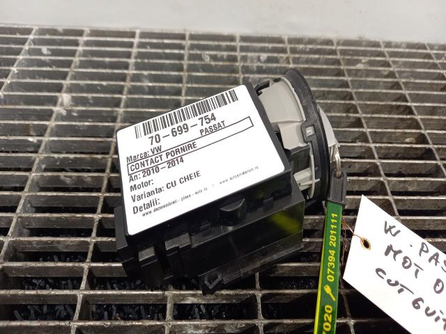 bontott VW PASSAT B7 Gyújtáskapcsoló