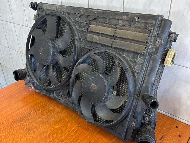 bontott VW PASSAT B7 Hűtő Ventilátor(ok), Radiátor(ok) Szett