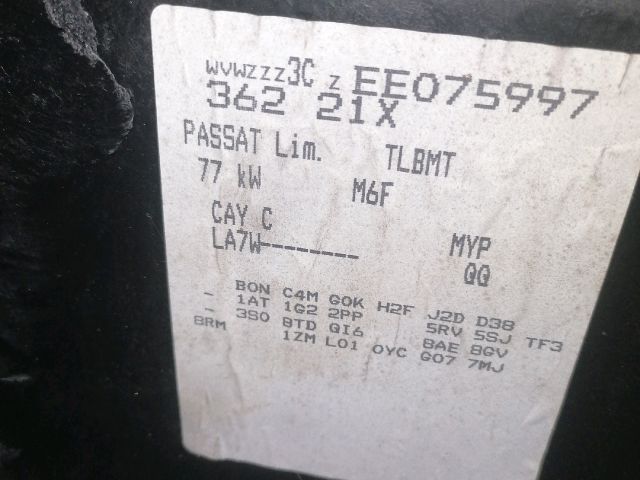 bontott VW PASSAT B7 Váltó (Mechanikus)