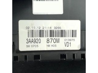 bontott VW PASSAT B7 Kilométeróra